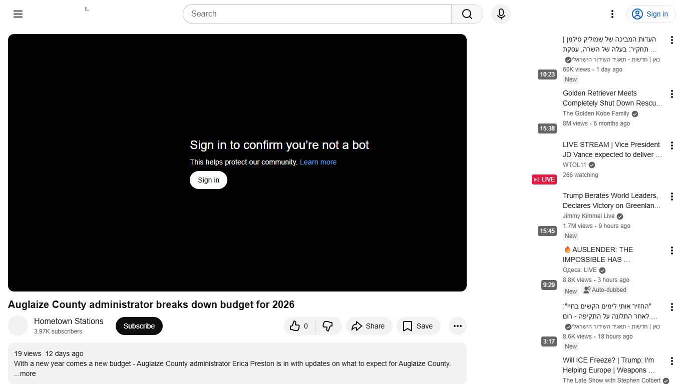 Auglaize County administrator breaks down budget for 2026 - YouTube