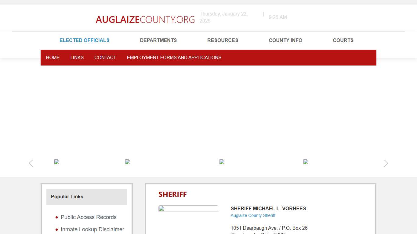 Sheriff Auglaize County
